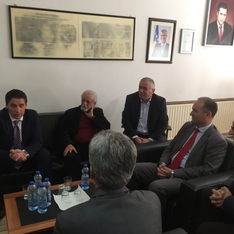 Rector Vataj hosted a meeting with the Vice President of the University of Pula, Prof. Dr. Bashkim Shehu and Prof. Dr. Dean Sinković